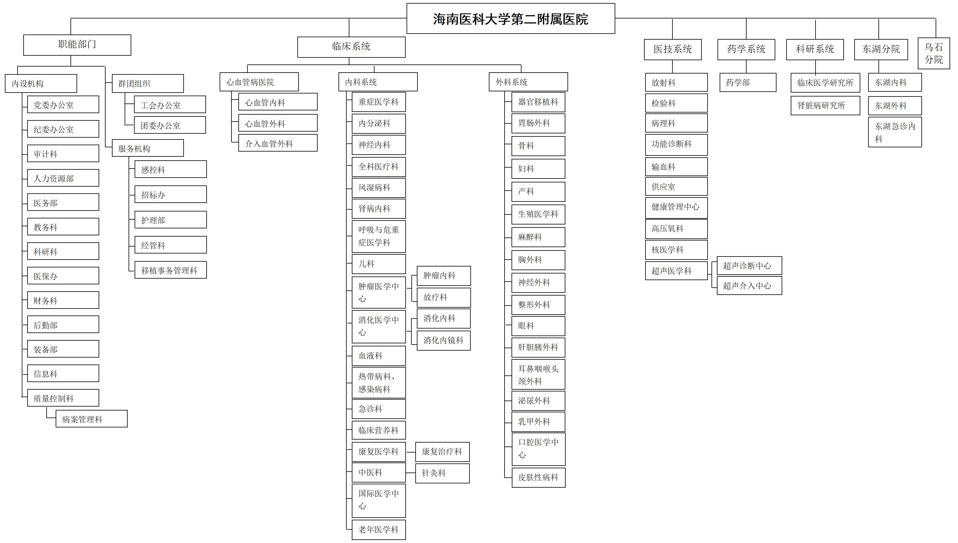 醫(yī)院組織架構(gòu)